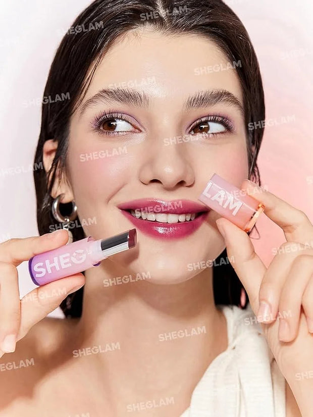 SHEGLAM Mirror Kiss High-Shine Lipstick Silky Jelly Texture Hydrated&Smooth Lip Gloss-Rent Free - Product Image