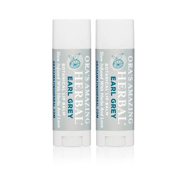 Natural Earl Grey Lip Balm, Bergamot Herbal