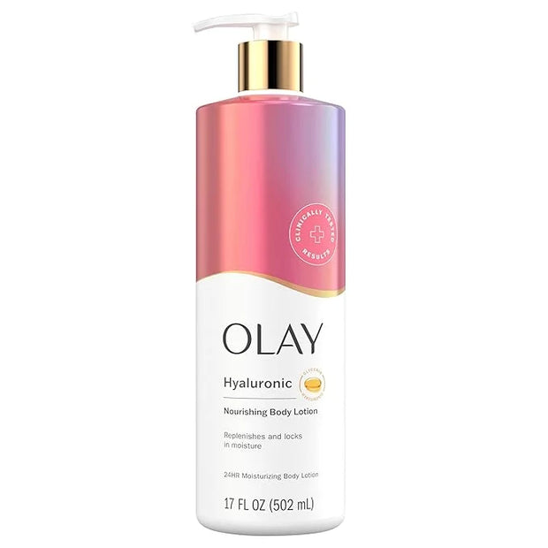 Olay Body Lotion for Women, Nourishing with Hyaluronic Acid Serum, Visibly Soften & Smooth Skin, 24hr Moisture & Hydration...