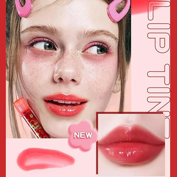 4 Pcs Roll-on Lip Gloss Set, Clear Lip Gloss Glaze Water Light Formula, Plumping Lip Oil, Long Lasting Hydrating & Moistur...