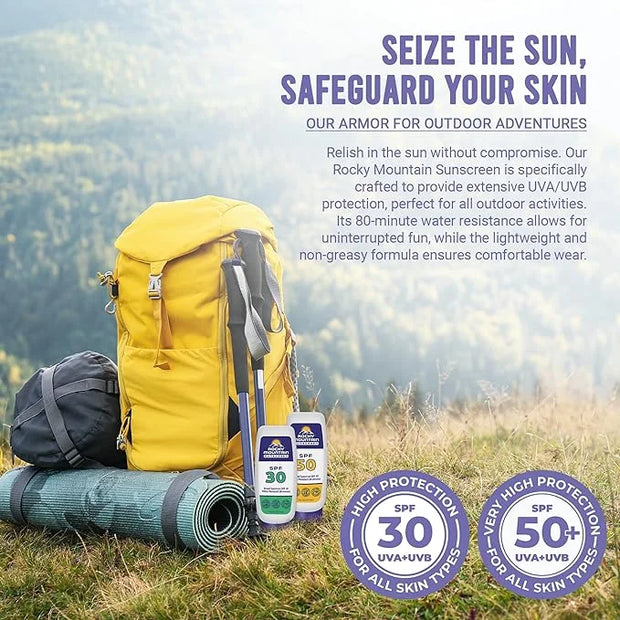 Rocky Mountain Sunscreen SPF 30 Lotion | Broad Spectrum UVA/UVB Protection | Hawaii 104 Reef Act Compliant (Oxybenzone & O...