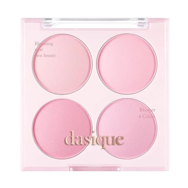 Dasique Blending Mood Cheek #08 Blueberry Sorbet | 4 Blendable Shades in Lightweight Smooth Powder | Vegan | Blush - Produ...