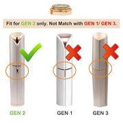 Replacement Heads for Flawless Finishing Touch Facial Hair Remover Device, Replacement Blades For Flawless Facial Hair Rem...
