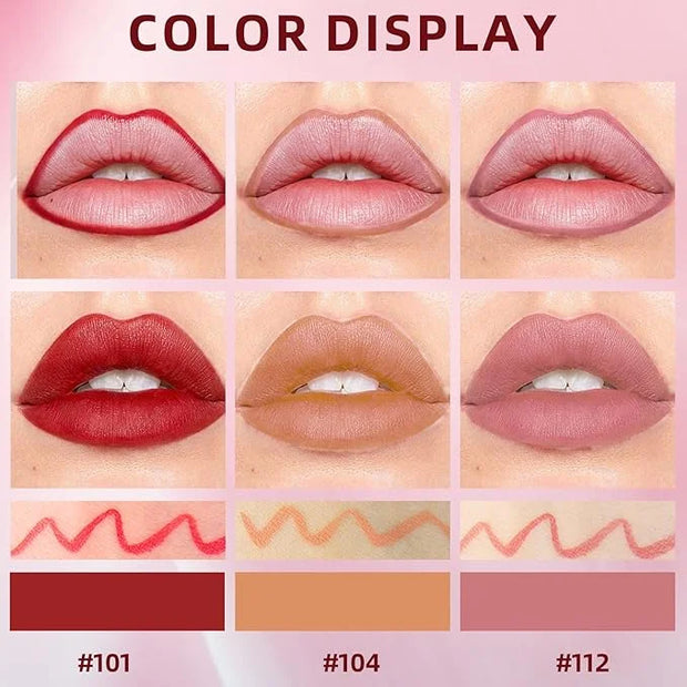 Lip Stain Marker, Matte Natural Nude Brown Liquid Hydrating