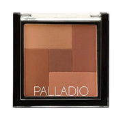 Palladio 2 In 1 Mosaic Powder Blush and Bronzer Silky Smooth Face Makeup Pressed Five Color Hues from Shimmering Pinks to ...