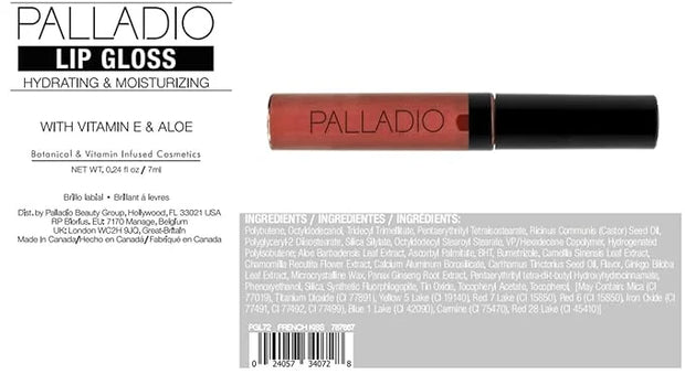 Palladio Lip Gloss, French Kiss - Product Image