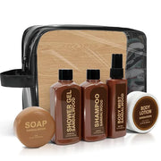 Gift Sets for Men Bath and Body Mens Gifts 6pcs Sandalwood Travel Size sets with Shampoo, Shower Gel, Soap, Body Lotion, B...