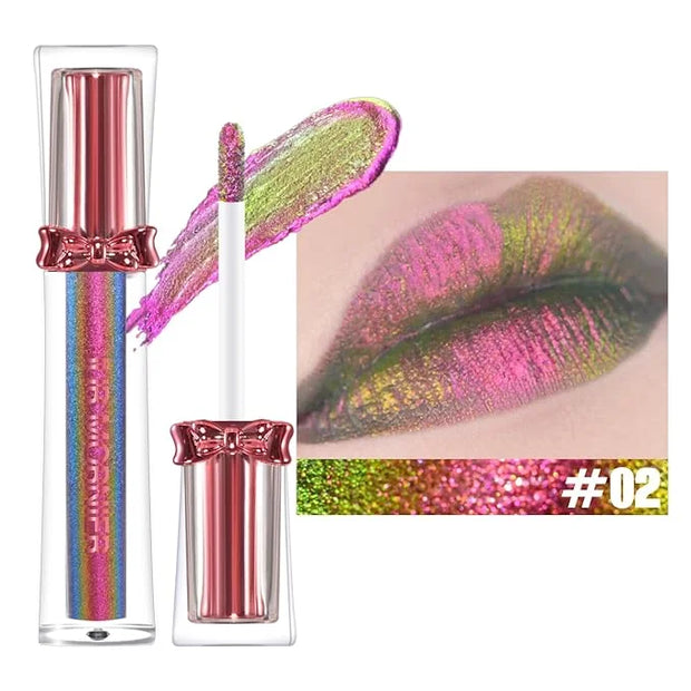 Super Stay Lip Gloss,Multichrome Colorstay Overtime Lipcolor,Highly Pigmented Instant Glitter Liquid Lip Makeup,0.12 Fl Oz...