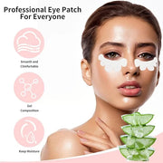 100 Pairs Eyelash Extension Gel Patches Kit, Lash Extension Lint Free Under Hydrogel Eye Mask Pads Beauty Tool with Case (...