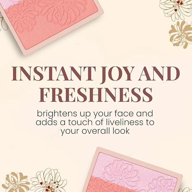 Paul & Joe Pressed Blush Palette Refill Only, Case Sold Separately, Oil-Absorbing Blush Powder, Bi-Color Face Blushes with...