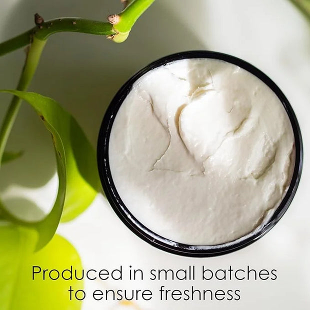 Lavender Body Butter with Shea Butter, Jojoba & Lavender Essential Oil - Natural Lotion for Women, Non-Greasy Moisturizer ...
