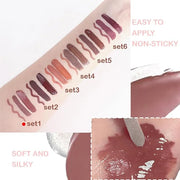 3-in-1Nude Pink Matte Lip Stain Kit | Waterproof Lip Liner + Hydrating Matte Lip Gloss + Nourishing Lip Oil | Long Lasting...