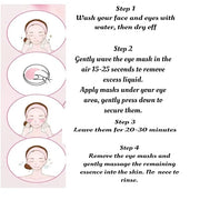 Under Eye Bags Treatment, Rose Eye Mask, Eye Treatment Mask, For Moisturizing,Revitalizing, Lift & Firm, Anti- Dark Circle...