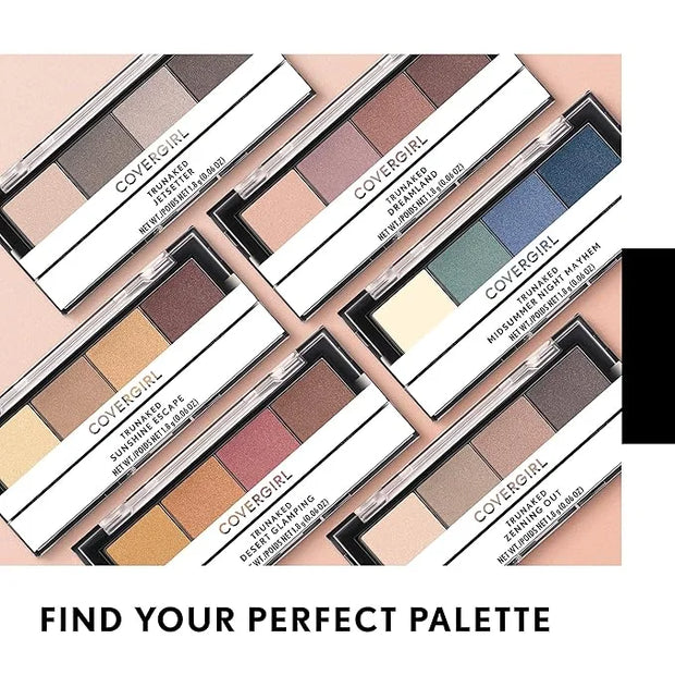COVERGIRL Trunaked Quad Eyeshadow Palette, Jetsetter, Jetsetter, 0.06 Ounce - Product Image