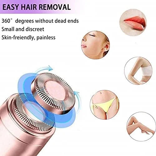 Facial Hair Remover Replacement Heads for Generation 1 Finishing Touch Flawless Facial Hair Removal Tool for Women,18K Gol...