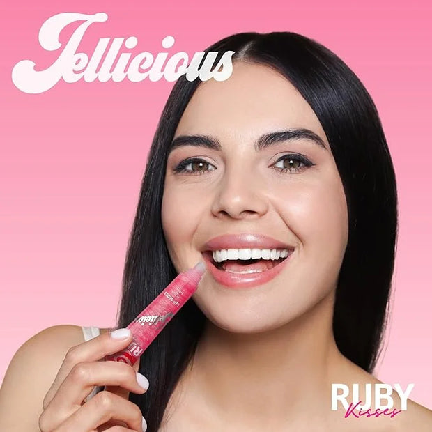 Ruby Kisses Jellicious Mouth Watering Lip Gloss (JLG01&JLG03&JLG06) Long Lasting Shine - Product Image