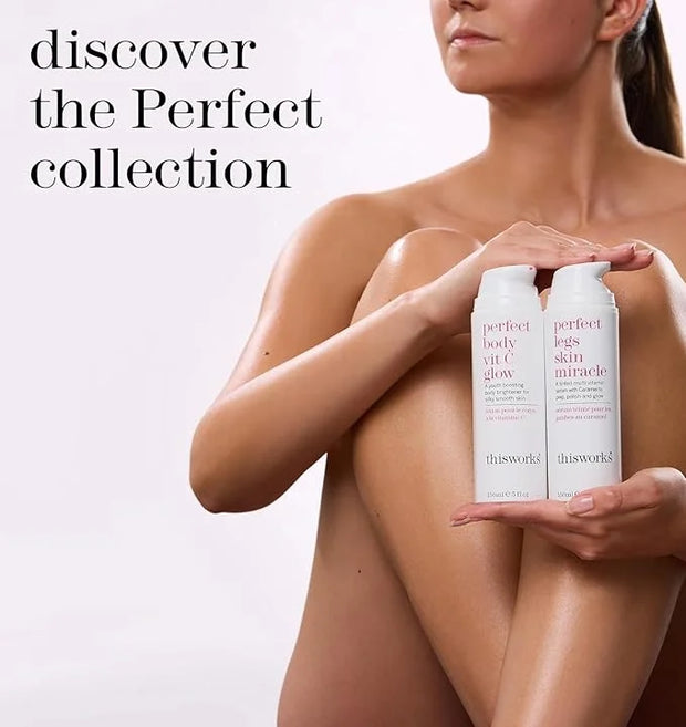 This Works Perfect Legs Skin Miracle | Tinted Serum for Radiant, Even-Toned Legs | Enriched with Vitamin C & E for Nourish...