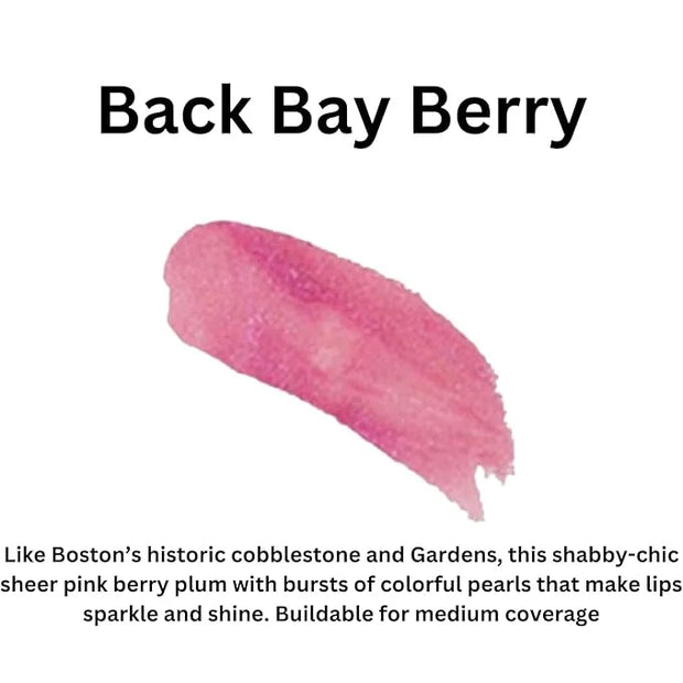 Back Bay Berry Lip Gloss (.25oz) -Vegan, gluten-free, cruelty-free formula with Aloe, Vitamins C & E, and a refreshing hin...