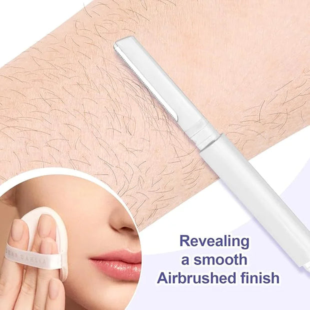 Dermaplane Razor for Women Face & Eyebrow - Dermaplaning Tool for Peach Fuzz Facial Hair Removal,High Precision Blade for ...