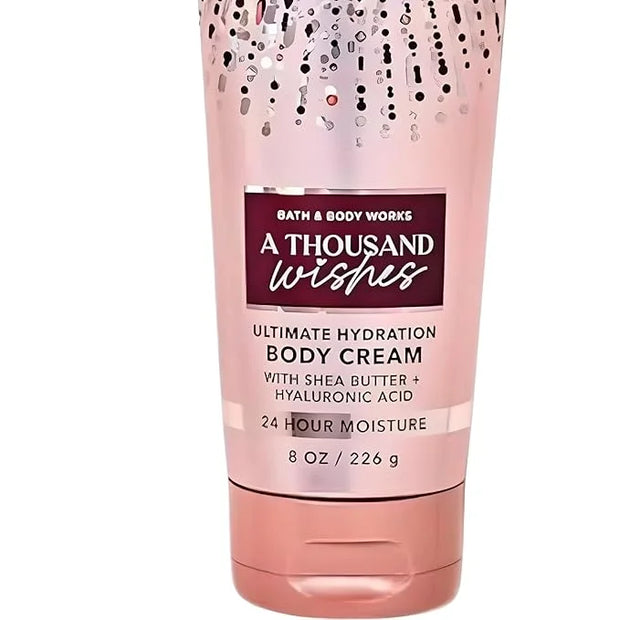 Bath & Body Works A Thousand Wishes Ultimate Hydration Body Cream, 8 Ounce - Product Image