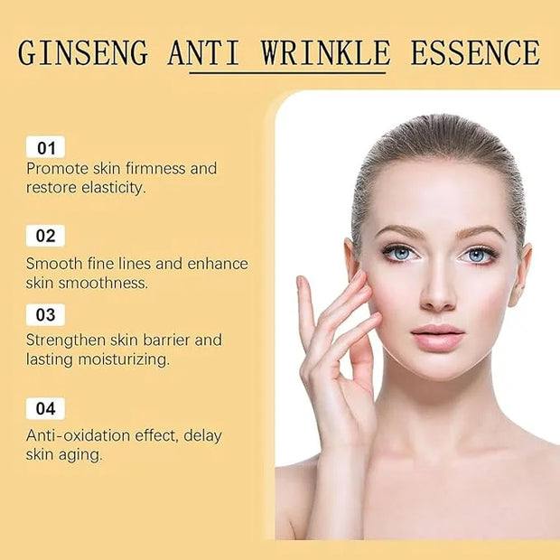 Ginseng Essence Anti Wrinkle Essence, Ginseng Essence Water-100% Wild Ginseng From Himalayas, Anti-Aging Hydrating Serum W...