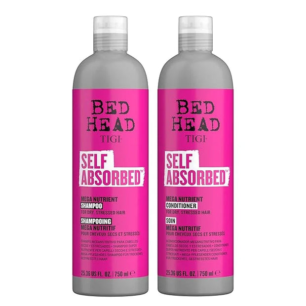 TIGI Bed Head Shampoo and Conditioner For Dry Hair Self Absorbed Nourishing Hair Care to Visibly Repair Hair and Strengthe...