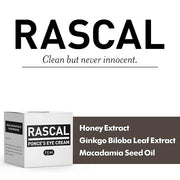 Rascal Ponce's Eye Cream | Under Eye Cream Dark Circle Remover for Men - Made with ginkgo Biloba Leaf Extract Macadamia Se...