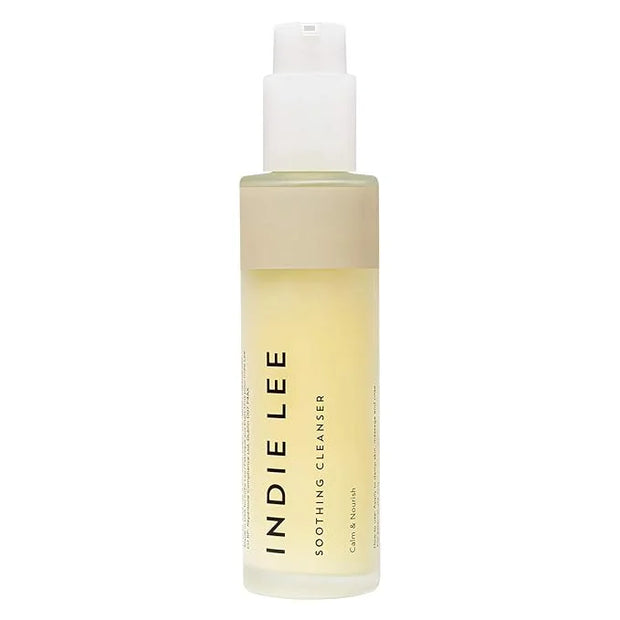 Indie Lee Soothing Facial Cleanser - Moisturizing Face Wash + Makeup Remover for Sensitive Skin - Plump, Hydrate + Calm Re...