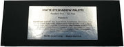 Matte Off White, Light Brown, Medium Brown & Black Vegan Eyeshadow Mini Palette; Talc, Paraben & Cruelty Free - Product Image