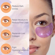 Under Eye Masks (20 Pairs) Collagen & Hyaluronic Acid - Reduce Wrinkles, Dark Circles, Puffy Eyes, Bags, Anti Aging Patche...