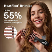 Wet Brush Ceramic Speed Dry Hair Brush, Black - Vented Design & Soft HeatFlex Bristles Are Blow Dry Safe - Ergonomic Handl...
