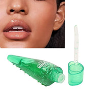Lip Gloss, Professional Moisturizing Silicone Brush Head Portable Lip Oil Remove Dead Skin Soften Skin For Dry Mouth - Pro...