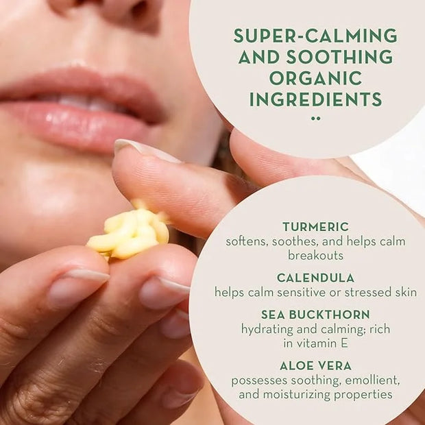 Soothing Face Moisturizer for Sensitive Skin | Super Calming Skin Therapy Face Balm for Dry Aging Delicate & Compromised S...