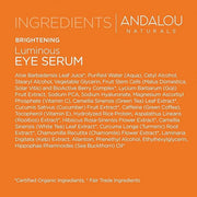 Andalou naturals luminous eye serum,