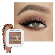Kaely Pressed Single Eyeshadow Makeup, Rosy Brown Matte Highly Pigmented Monochrome Eye Shadow Palette, Waterproof Neutral...