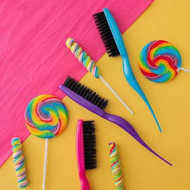 Cricket Amped Up Teasing Hair Brush - Adds Major Volume and Shine, Heat Resistant, Ideal for Slick Back, Updos & Detanglin...