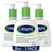 Cetaphil Face & Body Moisturizer, Hydrating Moisturizing Lotion for All Skin Types, Suitable for Sensitive Skin, NEW 8 oz ...