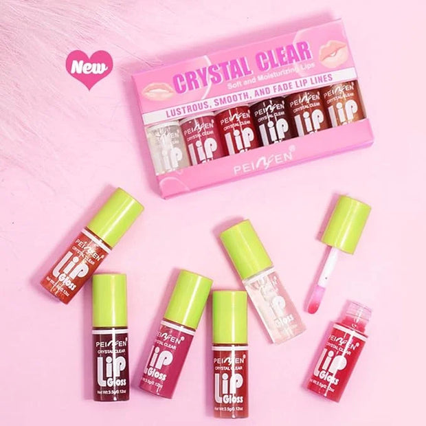 Fat Lip Oil Lip Stain,6 Colors Lip Oil Plumping Lip Glaze, Hydrating Lip Glow Oil,Shiny Transparent Lipstick,Long Lasting ...
