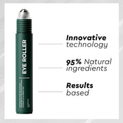 Wolf Project Under Eye Roller - Korean Beauty, with Caffeine, Vitamin C and Peptides - Energizing Serum for Dark Circles a...