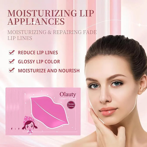 30 Pairs Lip Masks & Eye Masks, 24K Gold Gel Under Eye Patches for Puffy Eyes, Collagen Crystal Lip Mask Moisturizing Nour...