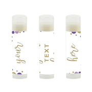 Andaz Press Personalized Lip Balm Party Glitter