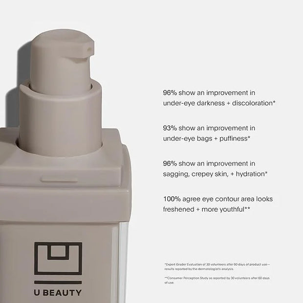 U Beauty The RETURN Eye Concentrate - Anti-Aging Eye Cream with Peptides and Antioxidants for Brighter and Tighter Under E...
