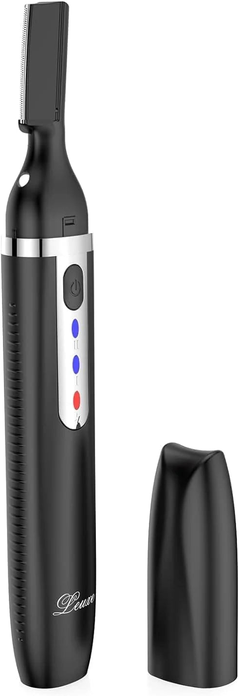 Eyebrow Trimmer and Facial Hair Remover, Rechargeable Hair Removal Women's Electric Shaver Razor for Peach Fuzz Chin Cheek...