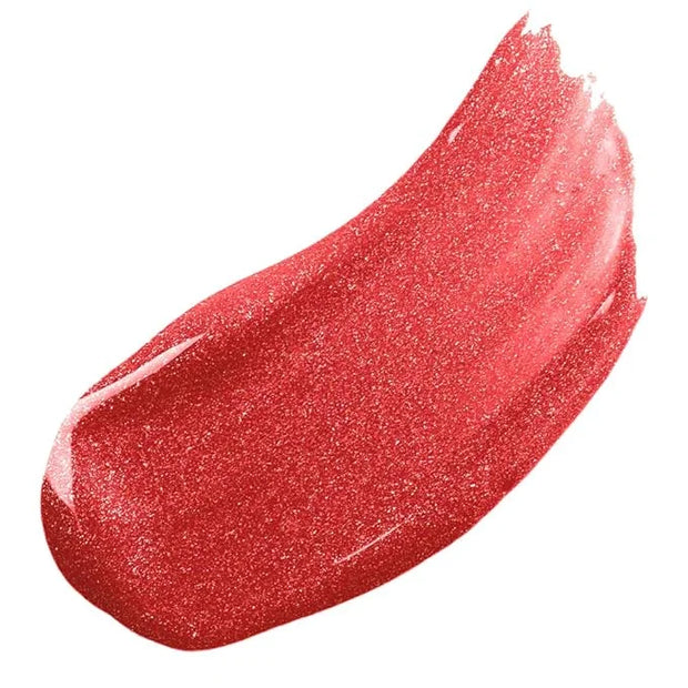 Beauty For Real Lip Gloss + Shine, Light My Fire - Opaque Everyday Red - Non-Sticky Plumping & Hydrating Gloss - Light & M...