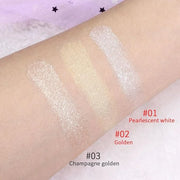 evpct Pearl White & Blonde Gold Face Highlighter