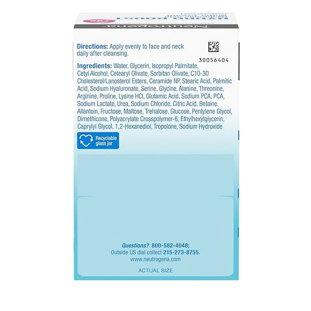 Neutrogena Hydro Boost Skincare Set, Hydro Boost Fragrance Free Water Cream Face Moisturizer, 1.7 fl oz, & Trial Size Hydr...