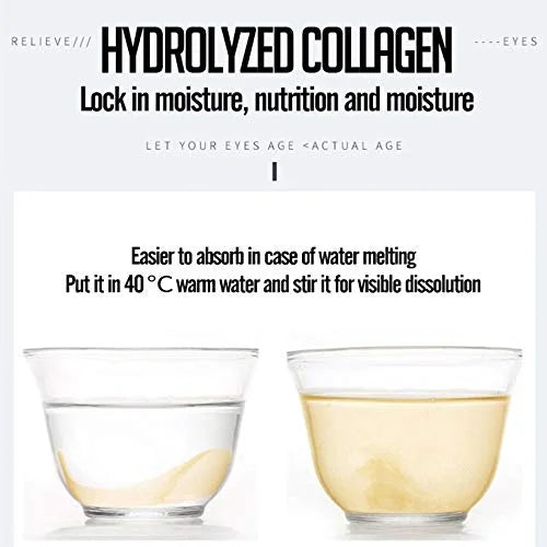 Under Eye Collagen Patch, 24K Gold Anti-Aging Mask, Pads for Puffy Eyes & Bags, Dark Circles and Wrinkles, with Hyaluronic...