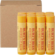 Burt's Bees Lip Balm - Original Beeswax 12 Count Pack in Bulk, Lip Moisturizer With Responsibly Sourced Beeswax, Tint-Free...