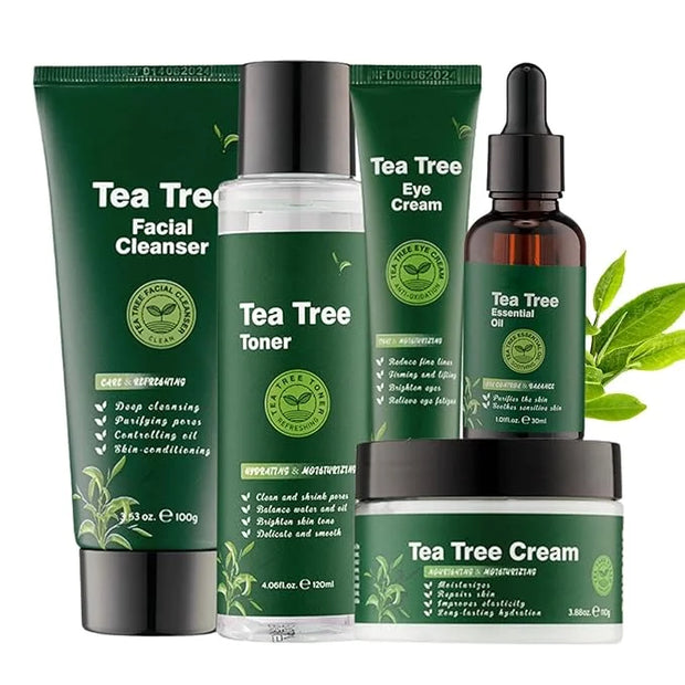 Tea Tree Skincare Set Mother's Day Gifts - 5 Pcs Skin Care Set - Skincare for Girls 10-12 - Skin Care for Teens 10-12 - Gi...