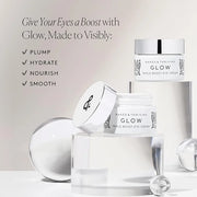 Naked & Thriving Glow Triple Boost Eye Cream | Hyaluronic Acid & Squalane | Hydrate, Moisturize & Nourish | Vegan, & Natur...